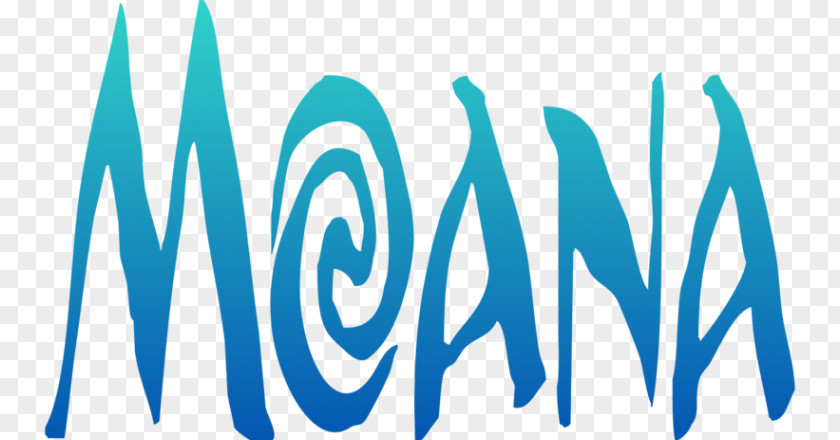 Moana Theme Logo Brand Line Font PNG