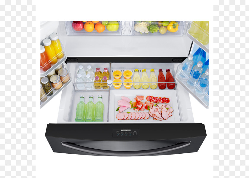 Samsung Fridge Refrigerator RF30KMEDBS RF24H Door PNG