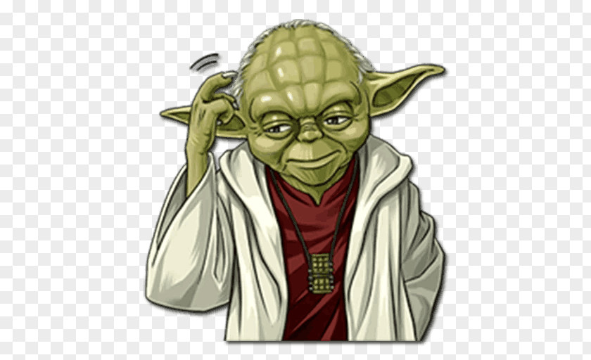 Star Wars Yoda Sticker Telegram The Walt Disney Company (Japan) PNG