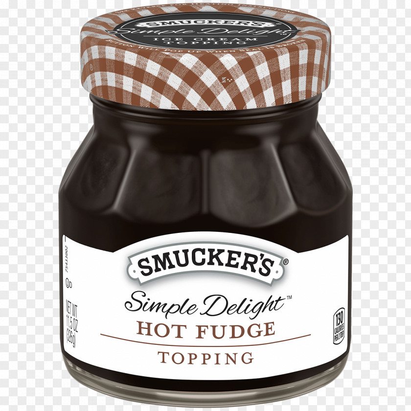 Basic Peanut Sauce Fudge Ice Cream Sundae The J.M. Smucker Company Smucker's Simple Delight Topping PNG