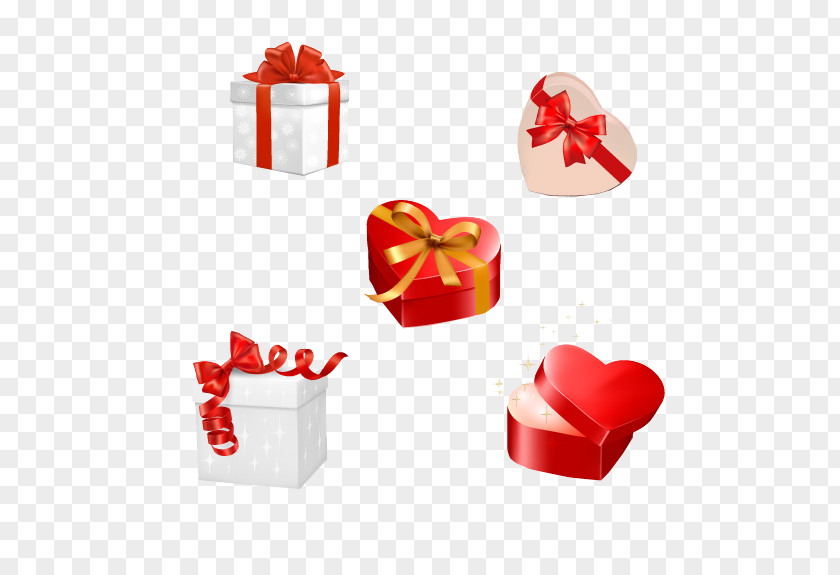 Creative Gifts Gift Valentine's Day Box Ribbon PNG