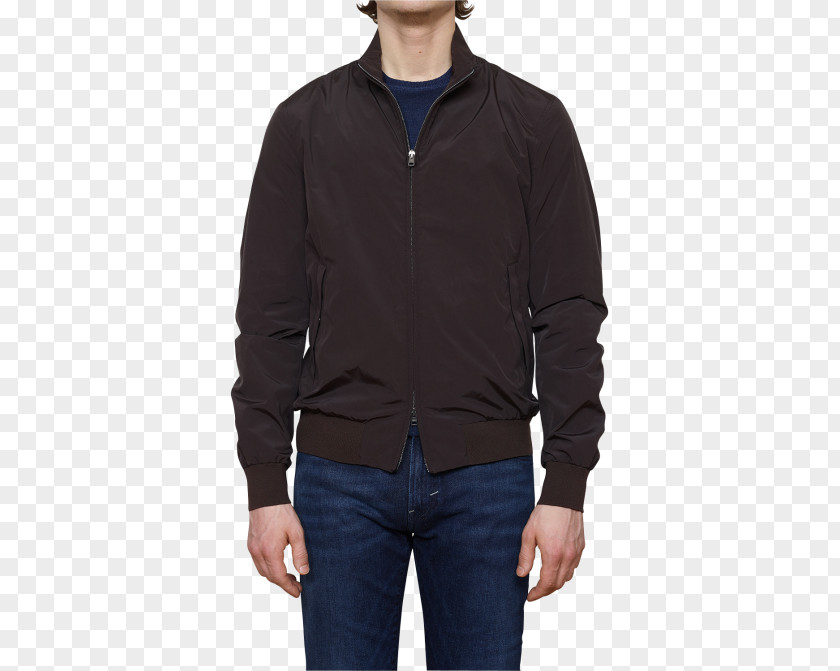Bomber Jacket With Hoodie T-shirt Sweater PNG