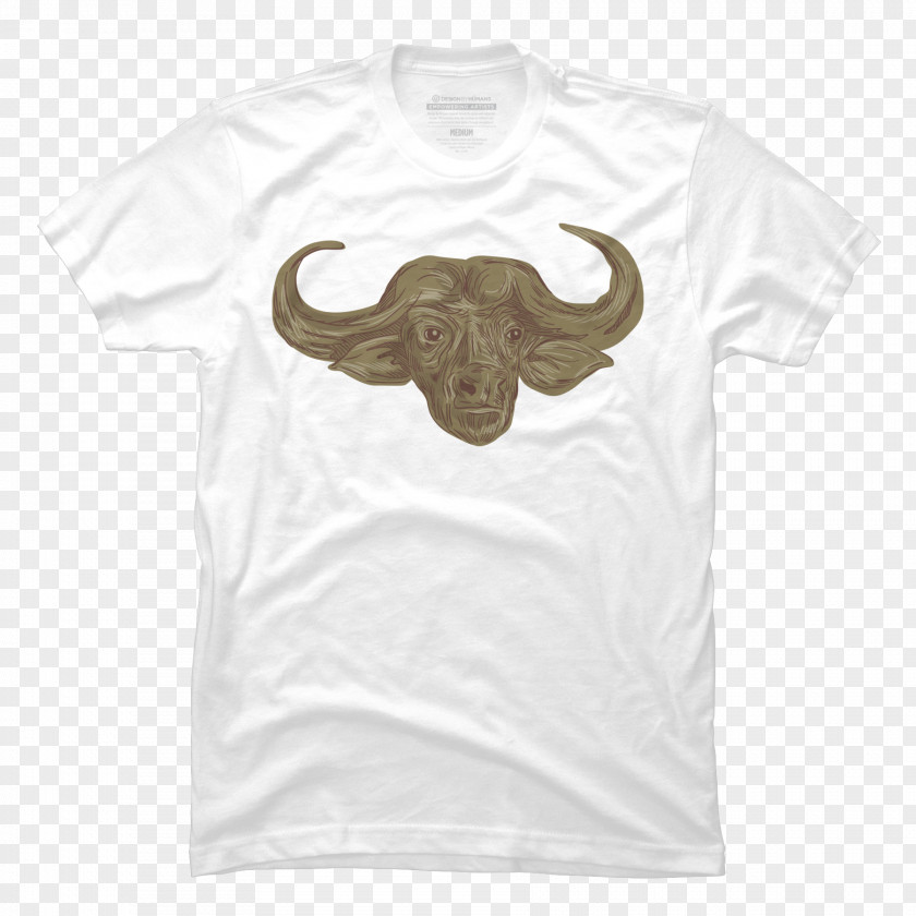 Buffalo T-shirt Clothing Sleeve African Drawing PNG