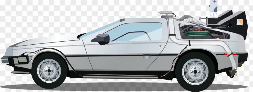 Car DeLorean DMC-12 Motor Company Time Machine PNG