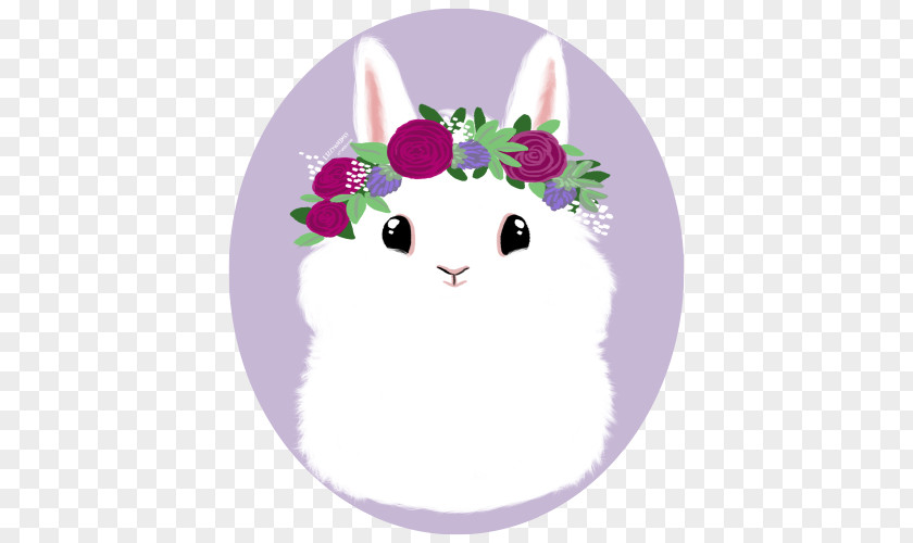 Flower Crown Aesthetic Tumblr Love Tangle In NIFLHEIM Whiskers Easter Bunny Rabbit Cat PNG