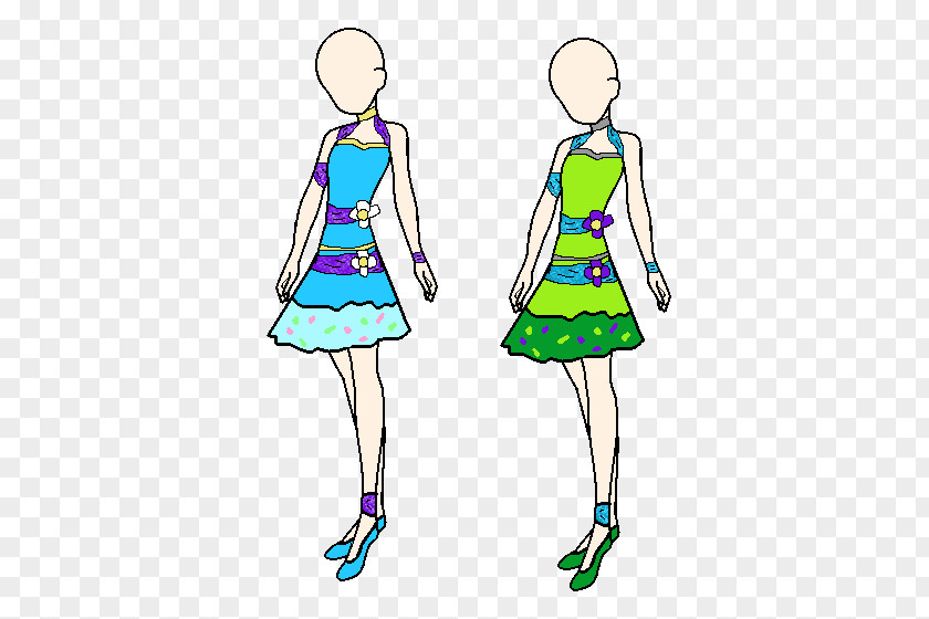 Sea Rose Clothing Dress Fashion Design Art PNG