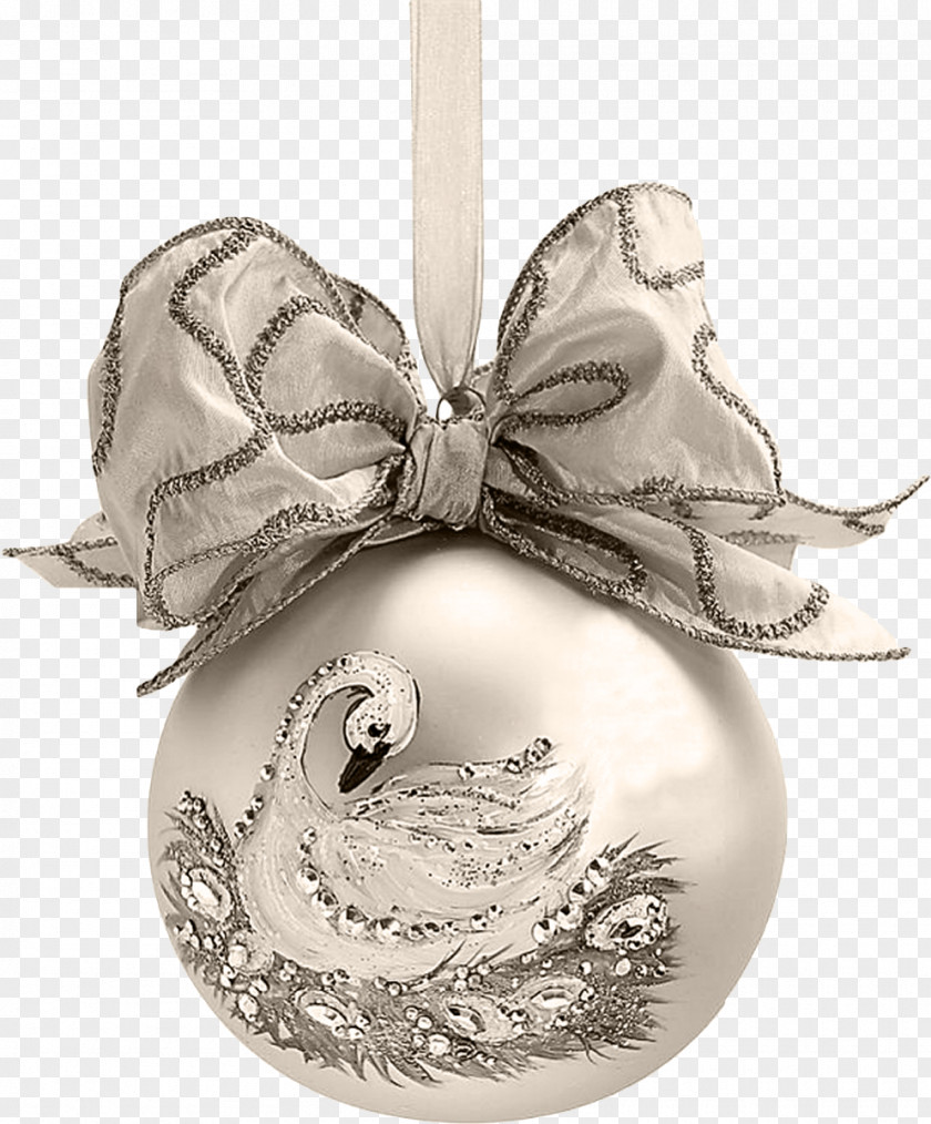 Bow Ball New Year Christmas Ornament Tree PNG