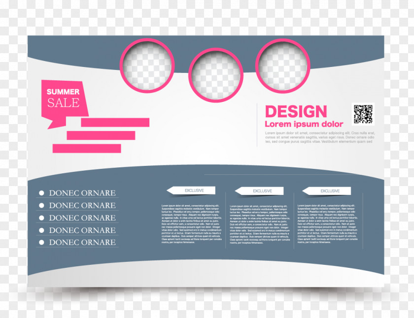 Fashion Brochure Cover Design Flyer PNG