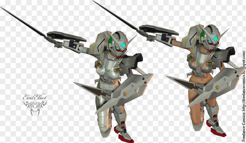 Gn001 Gundam Exia Mecha Mercenary Character Fiction PNG