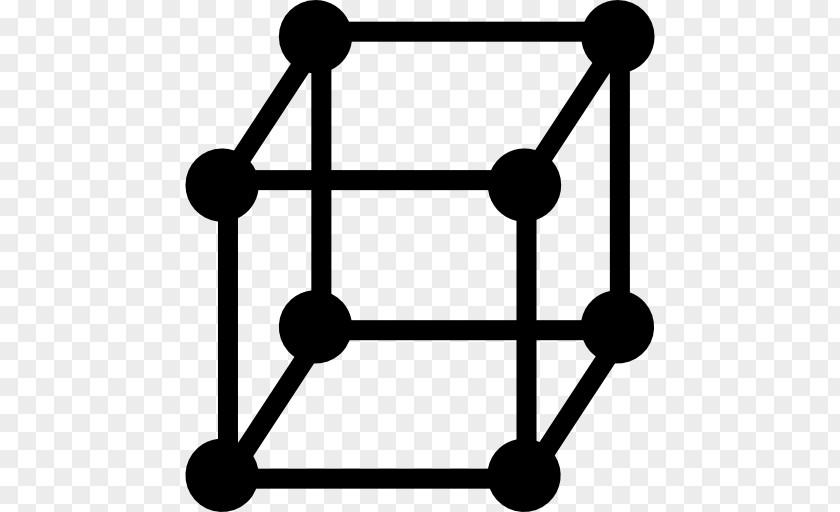 Molecular Vector Cube Shape Molecule PNG