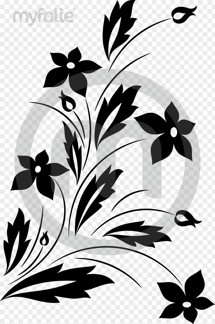 Flower Clip Art Floral Design Ornament CD-ROM And Book Black PNG