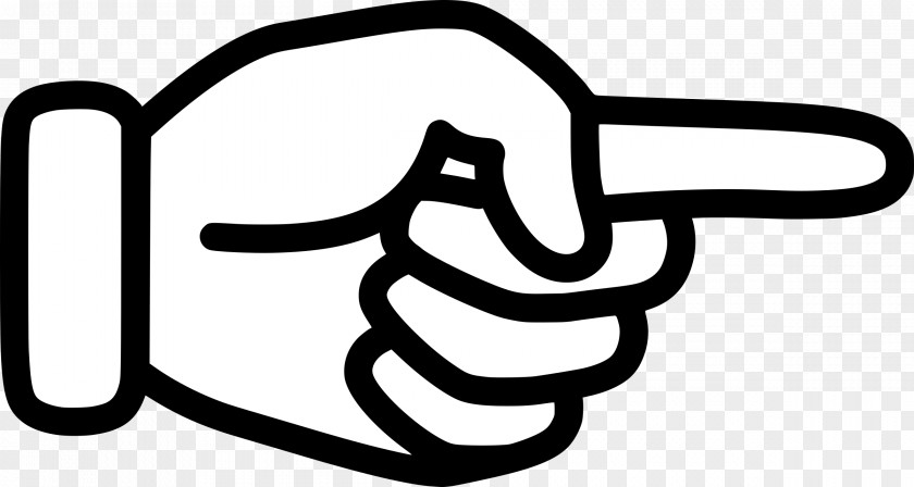 Index Finger Pointing Hand Digit PNG