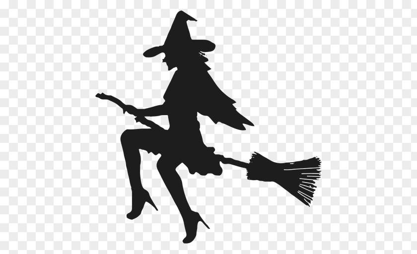 Silhouette Vector Graphics Witch Clip Art PNG
