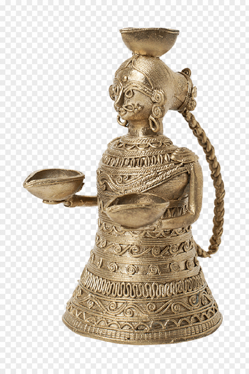 Brass Sculpture 01504 Bronze Ghanta PNG