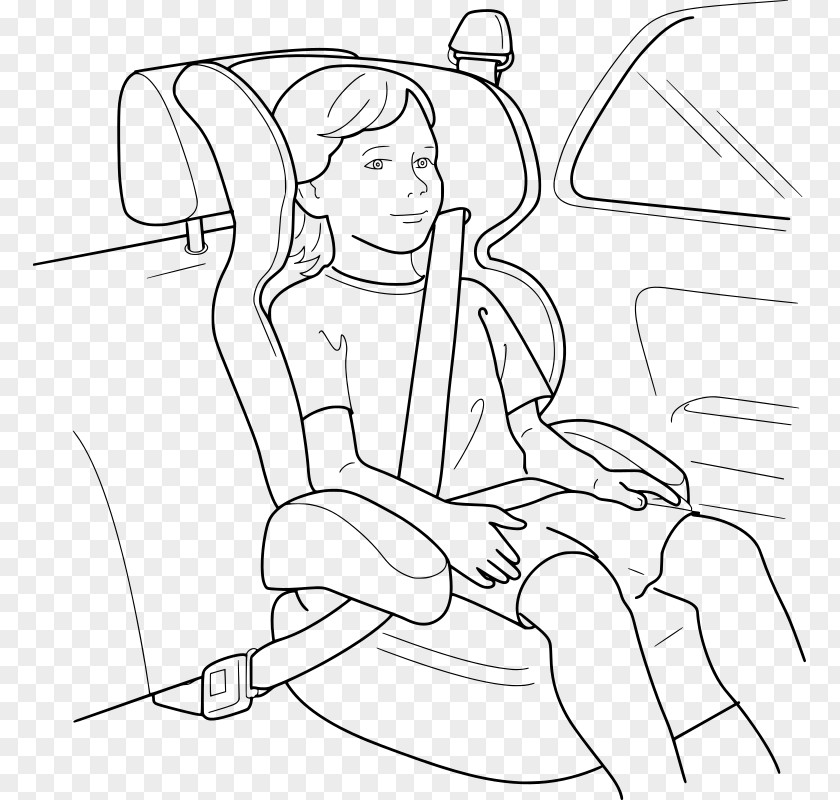 Car Seat Coloring Book Child Drawing Safety PNG