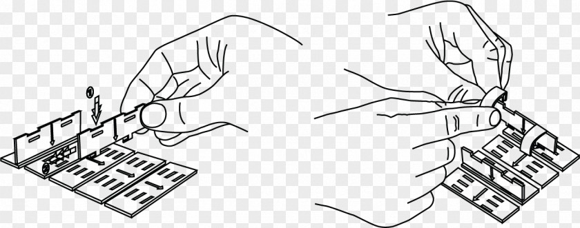 Design Finger White Sketch PNG