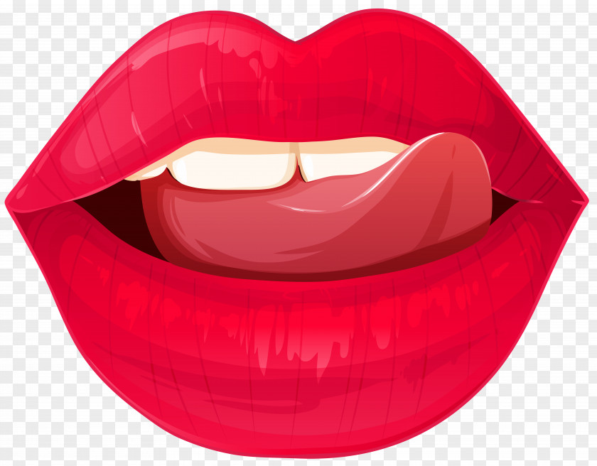 Tongue Lip Kiss Clip Art PNG