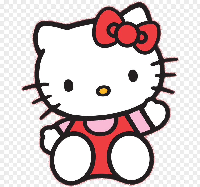 Line Art Cheek Hello Kitty Drawing PNG
