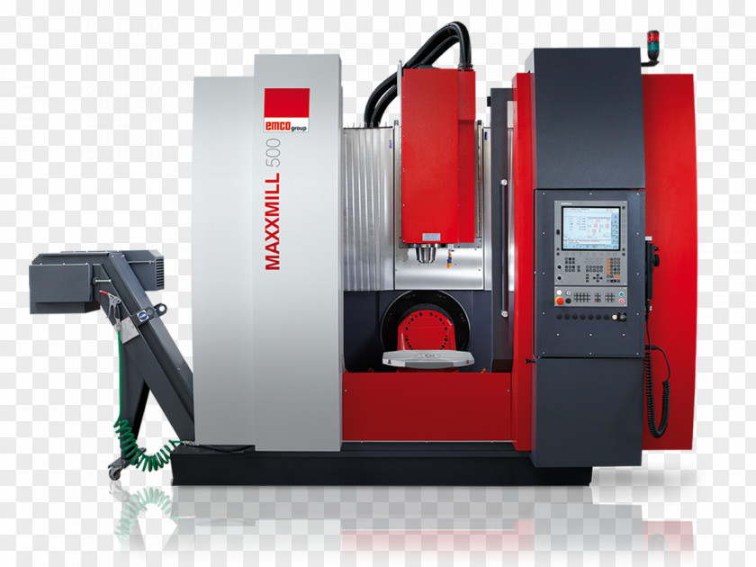 Mill Milling Computer Numerical Control Machine Tool Lathe Machining PNG