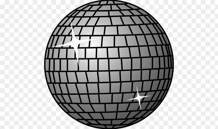 Mirror Disco Ball Nightclub Clip Art PNG