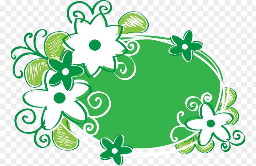 Abstract Green Floral Background Design Adobe Illustrator Clip Art PNG