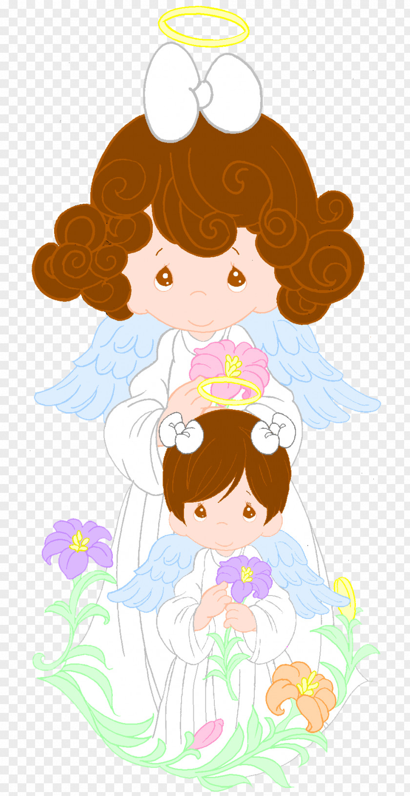 Angel Baby Child Baptism Woman PNG