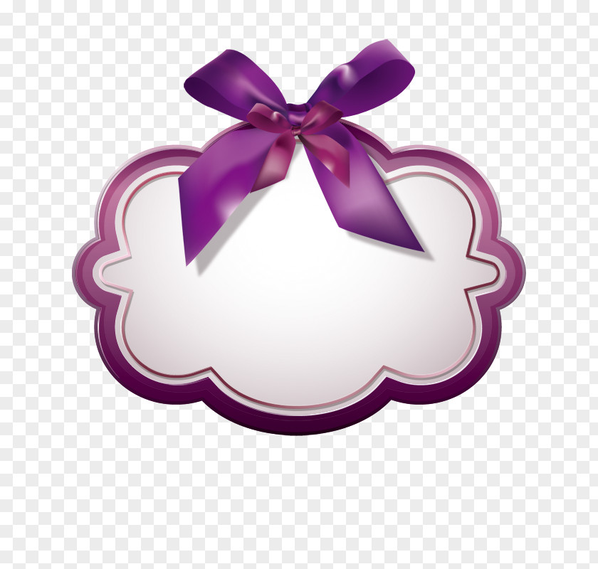 Purple Notes Ribbon PNG