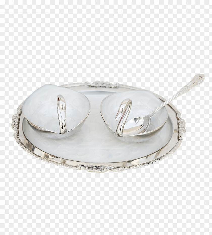 Silver Tray Tableware PNG