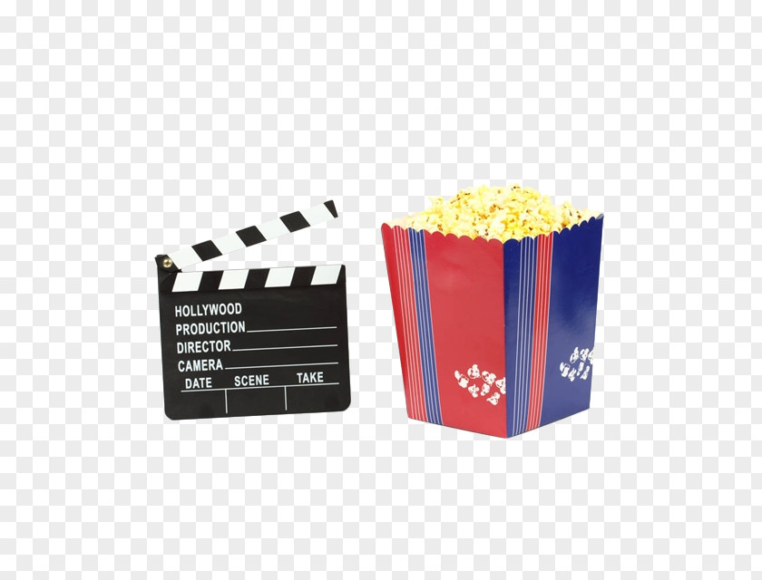 This Card And Popcorn Film Director Clapperboard Directors Chair Scene PNG