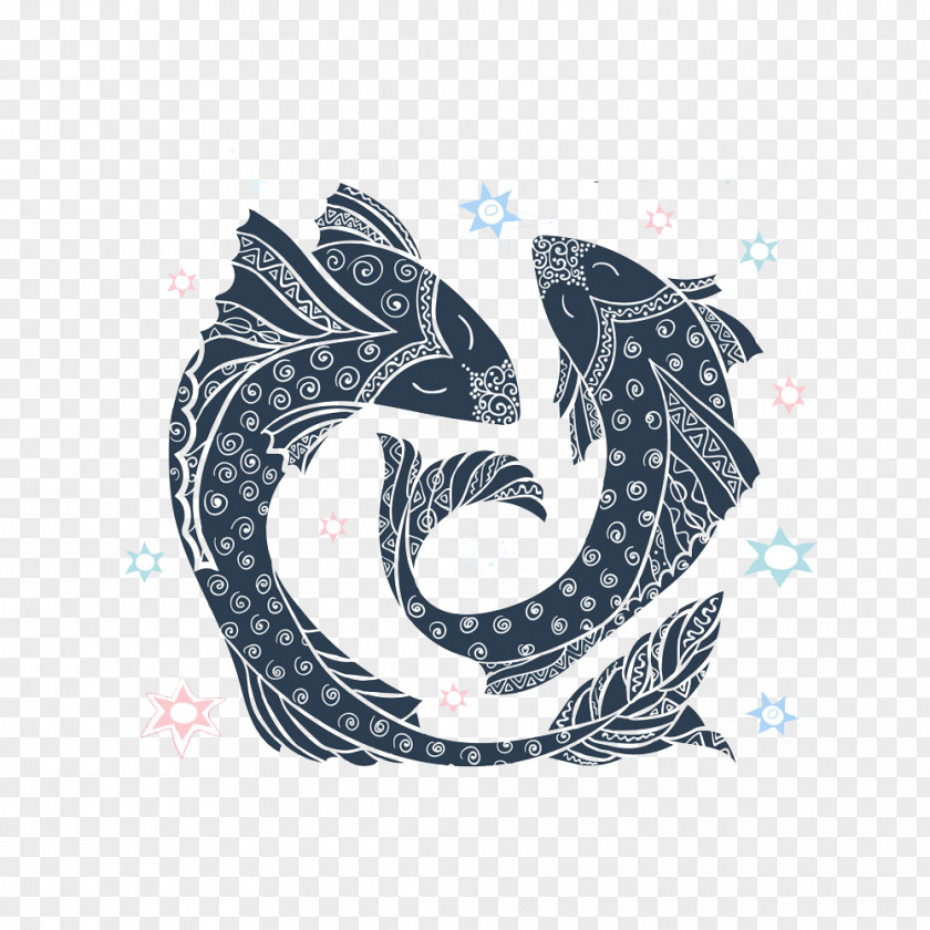 Two Fish Pisces Astrological Sign Horoscope Zodiac Clip Art PNG