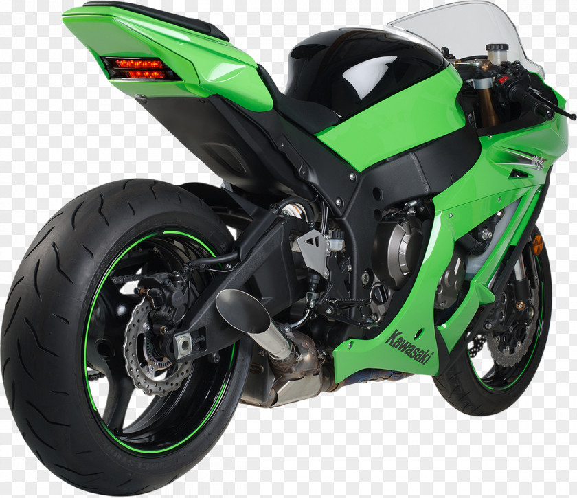 Motorcycle Exhaust System Kawasaki Tomcat ZX-10 FIM Superbike World Championship Ninja ZX-10R PNG