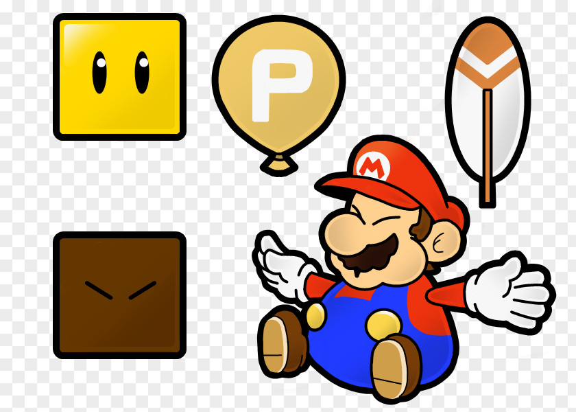 Cartoon Feather Super Mario World Paper Mario: Sticker Star PNG