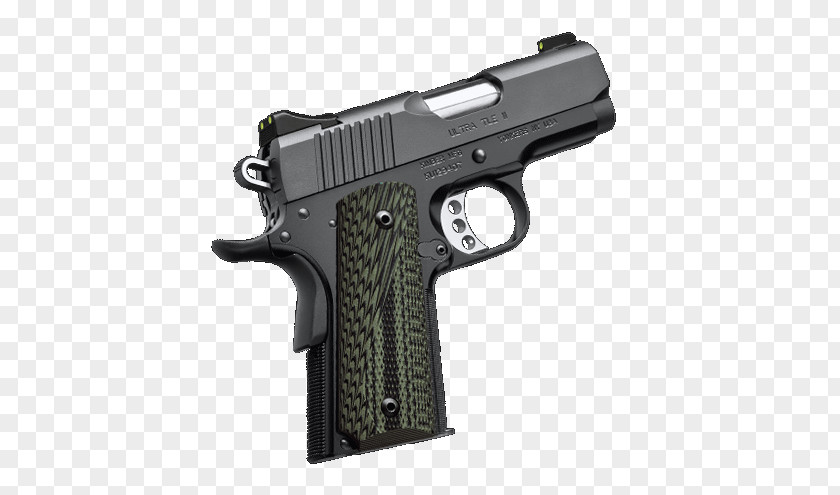 Confirmed Sight Kimber Custom Manufacturing .45 ACP Firearm Pistol PNG