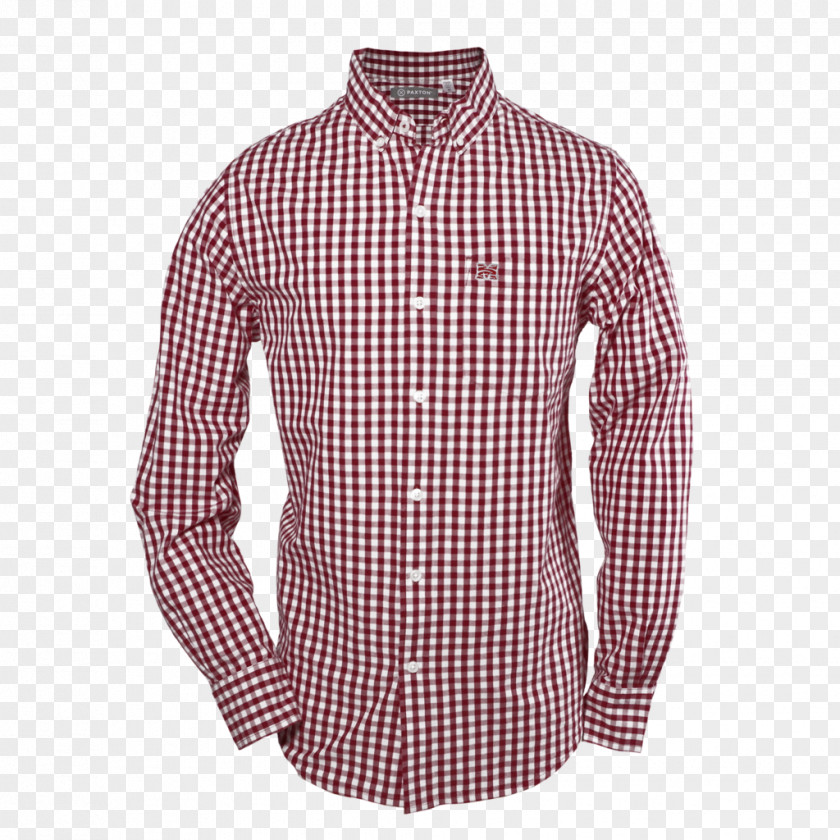 Gingham T-shirt Dress Shirt Clothing Sleeve PNG