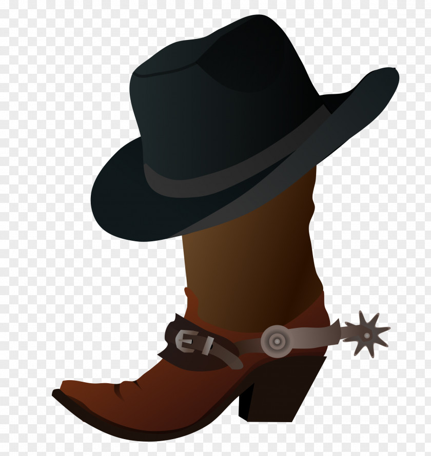 Boots T-shirt Cowboy Boot Hat Clip Art PNG