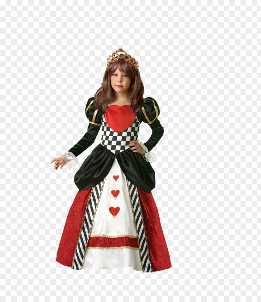 Child Queen Of Hearts Red Costume Tutu PNG
