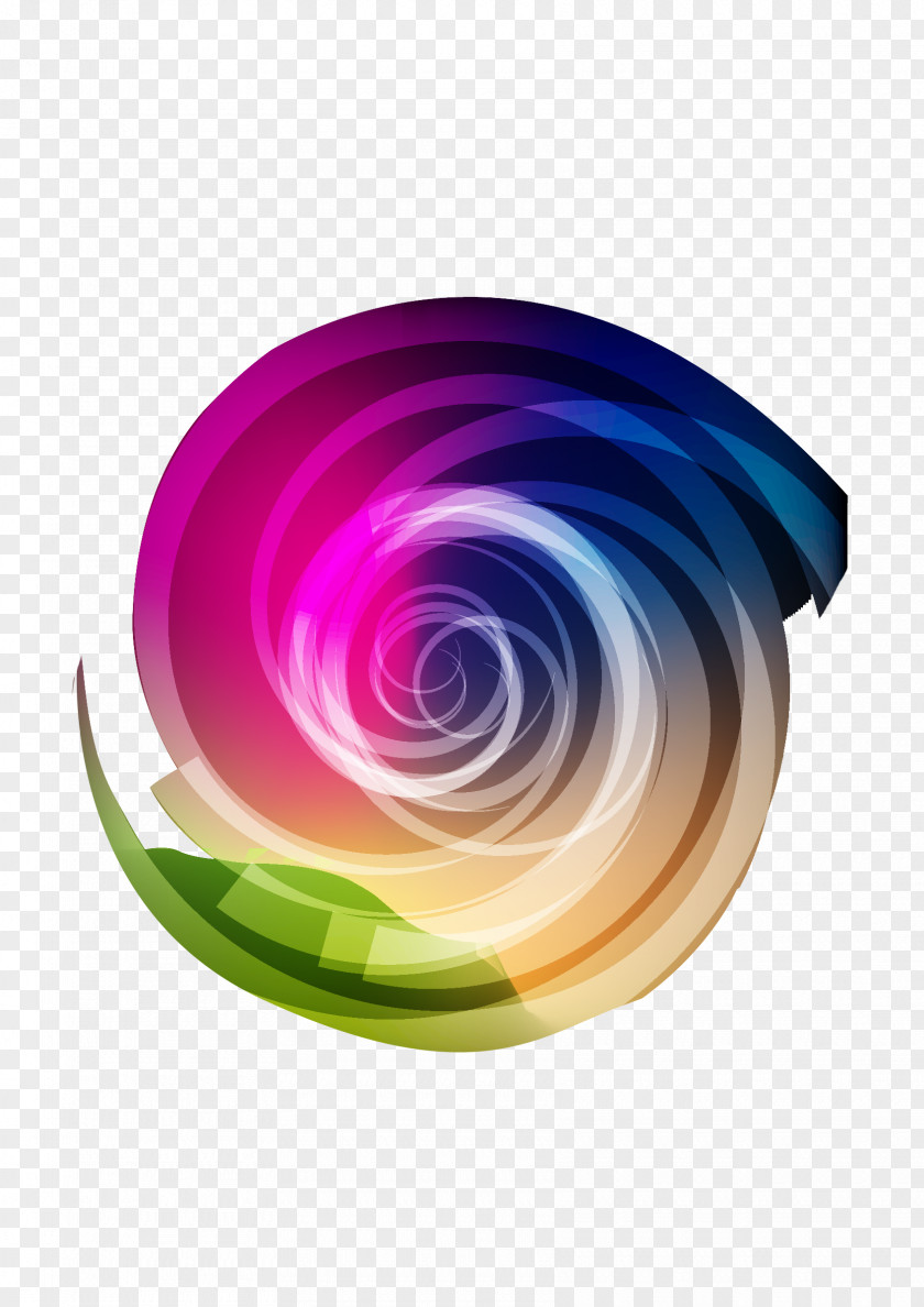 Colorful Aperture Light PNG