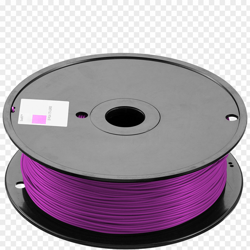 Deep Purple 3D Printing Filament Polylactic Acid Acrylonitrile Butadiene Styrene PNG