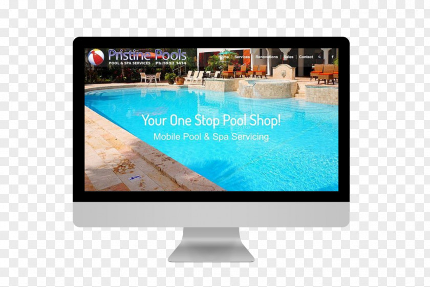 Dynamic Graphic Material Swimming Pools Website Social Media Marketing Web Design PNG