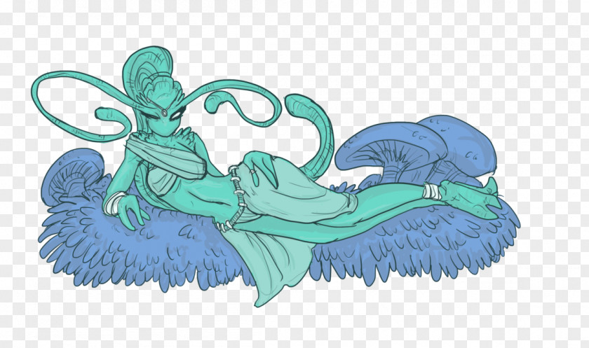 Mermaid Cartoon Costume Design Drawing PNG