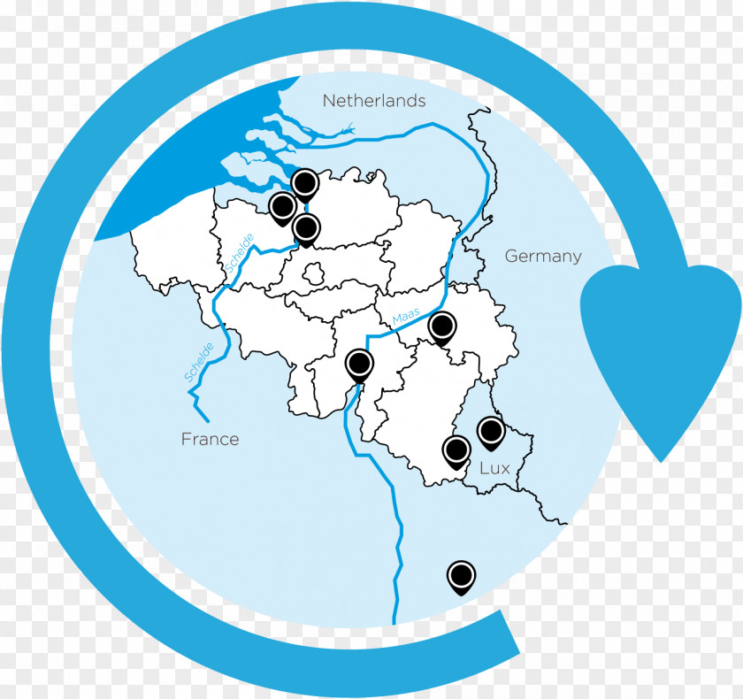 Belgium Map Belgian Scrap Terminal, B.S.T. Nv Non-ferrous Metal PNG