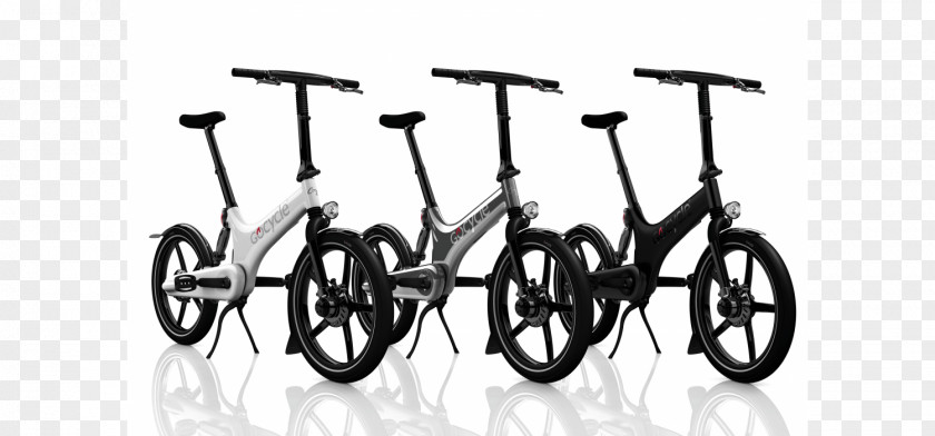 Electric Motorcycle Gocycle Bicycle Vehicle Folding PNG