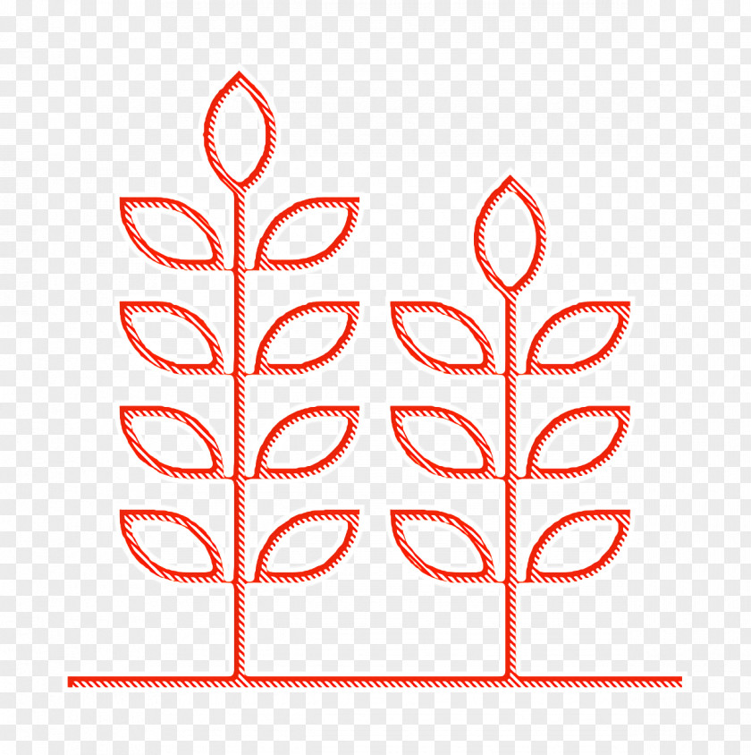 Farming And Gardening Icon Rice Wheat PNG