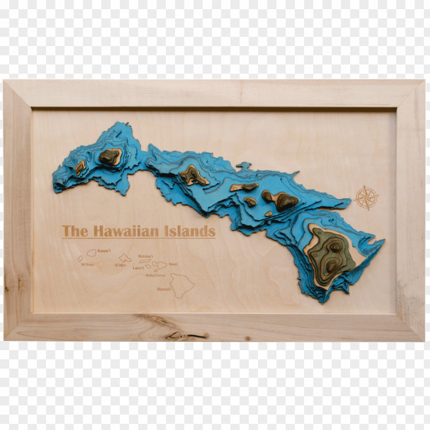 Hawaii Island Map Archipelago PNG