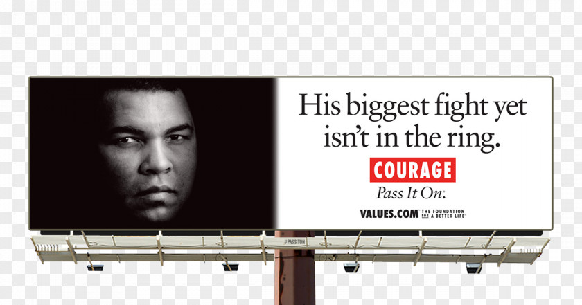 Muhammed Ali Billboard Display Advertising The Foundation For A Better Life Muhammad PNG