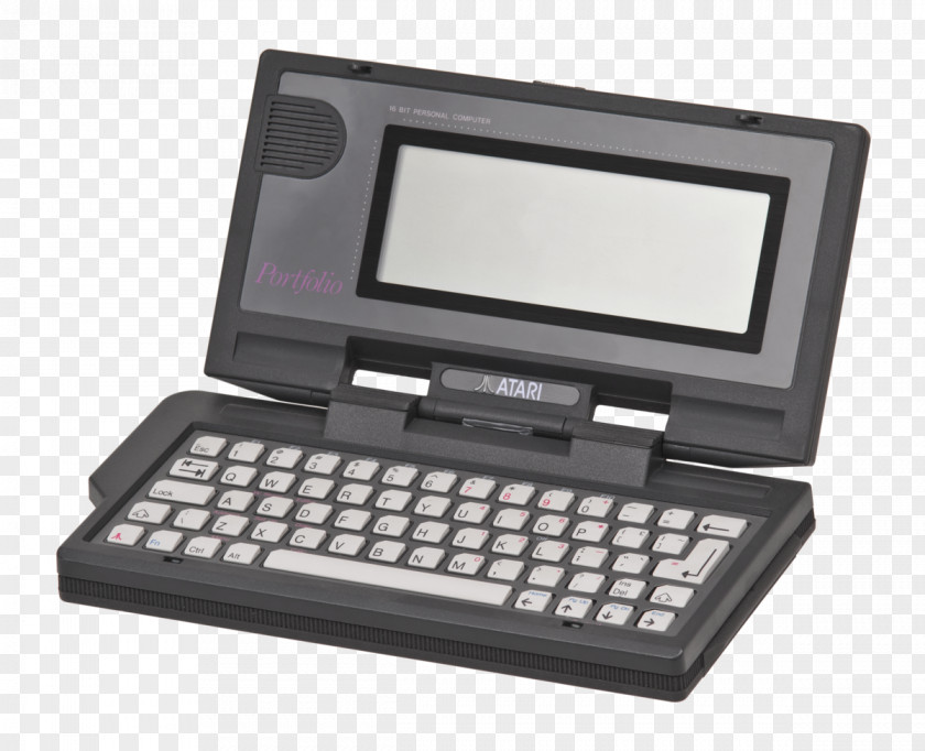 Three-dimensional Computer Atari Portfolio Palmtop PC IBM Compatible 2600 PNG