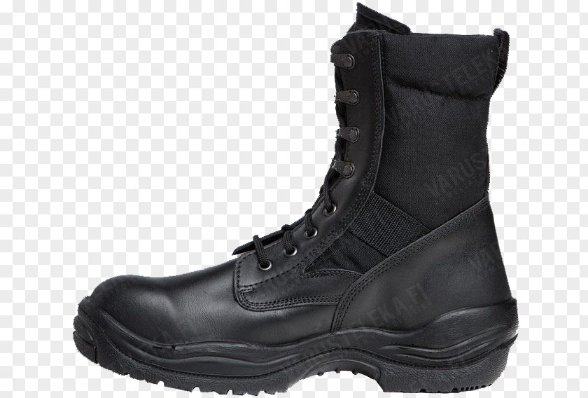 Boot Combat Shoe Leather Dress PNG