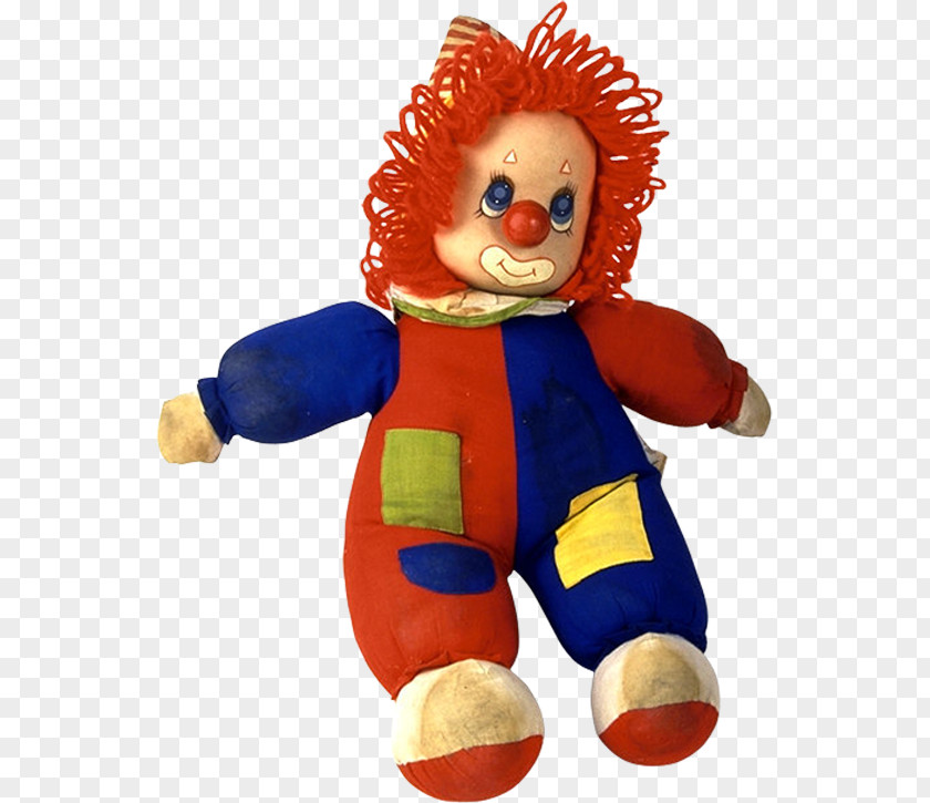 Clown Stuffed Toy Doll PNG