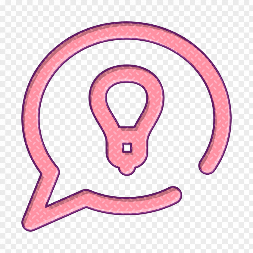 Lightbulb Icon Design Thinking Idea PNG