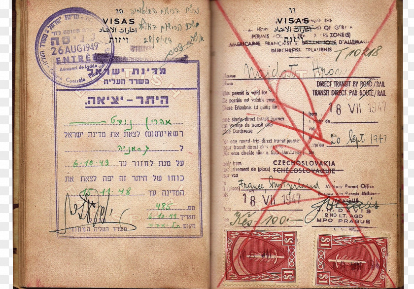 Visa Passport Identity Document V7J PNG